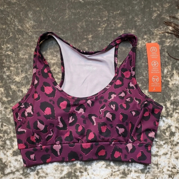 Adrienne Vittadini Leopard Workout Set - Picture 2 of 10